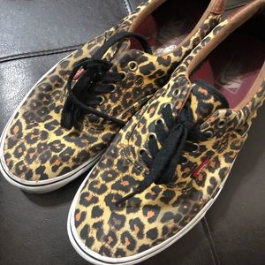 Cheetah print vans